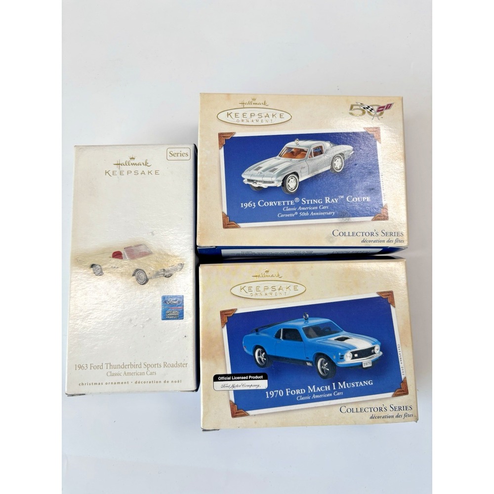 Hallmark Keepsake‎ Ornaments Vintage Cars Collectors Series 2002-2009 Mustang